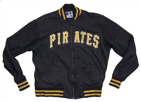 1980s Barry Bonds Game Worn Pittsburgh Pirates Knit Jacket 